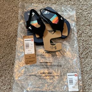 Brand new Quik Silver toddler sandals